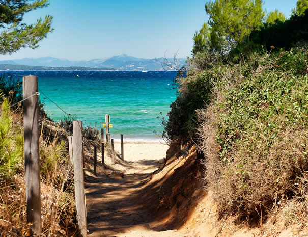 Plage à Porquerolles